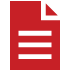 icone papier contrat feuille devis rouge